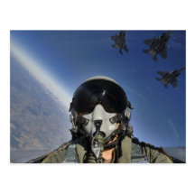 Postal de Eagle de la huelga de F-15E