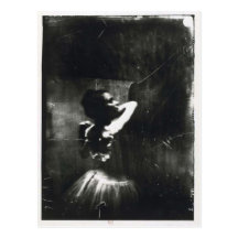 Postal de Edgar Degas con el bailarín de ballet