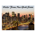 Postal de encargo del Estado de Nuevo York de Afri
