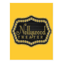 Postal de encargo del teatro de Africankoko Nollyw
