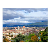 Postal de Florencia, Italia