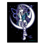 Postal de hadas celestial de la fantasía de la lun