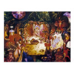 Postal de hadas (del Faerie):  El banquete de hada