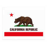 Postal de la bandera de California