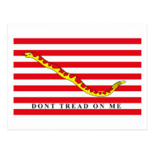 Postal de la bandera de Jack de la marina de guerr