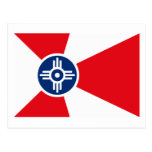 Postal de la bandera de Wichita