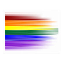Postal de la bandera del arco iris