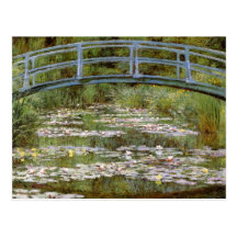 Postal de la bella arte de Claude Monet