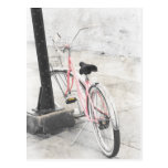 Postal de la bicicleta del vintage