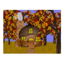 Postal de la CABAÑA del FAERY de la BELLOTA