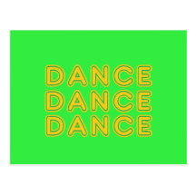 Postal de la danza de la danza de la danza
