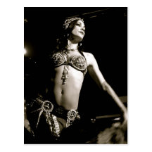 Postal de la danza de vientre de Zoe Jakes