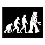 Postal de la evolución del robot
