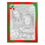 Postal de la foto del navidad