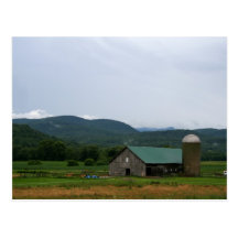 Postal de la granja de Vermont