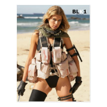 Postal de la guerra de Iraq - traje de baño VJ7T58