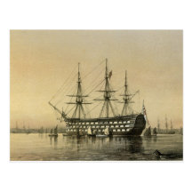 Postal de la HMS Victory