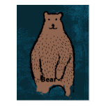 Postal de la identidad del oso