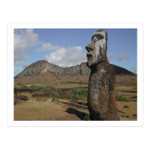 Postal de la isla de pascua, Chile