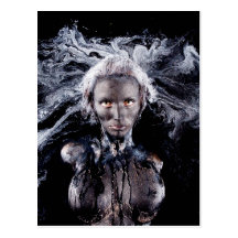 Postal de la "medusa" de Cyril Helnwein