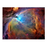 Postal de la nebulosa de Orión