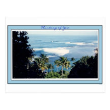 Postal de la playa de Ke'e de Kauai