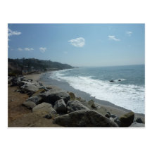 Postal de la playa de Malibu