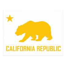 Postal de la república de California