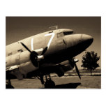 Postal de la sepia del C-47