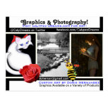 Postal de la tarjeta de visita de la mezcla de los