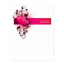 Postal de la tarjeta del día de San Valentín