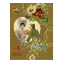 Postal de la tarjeta del día de San Valentín de lo