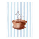 Postal de la taza de café