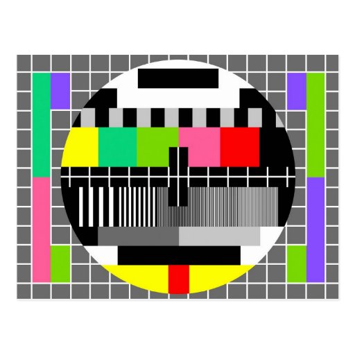 Postal de la "televisión retra"