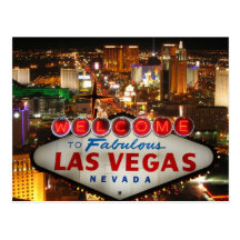 Postal de la tira de Las Vegas