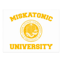 Postal de la universidad de Miskatonic
