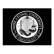 Postal de la universidad de Miskatonic