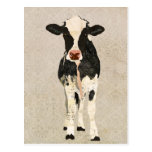 Postal de la vaca del ónix y de la marfil