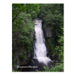 Postal de las cascadas de Pennsylvania