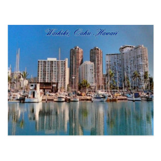 Postal de las escenas de Honolulu