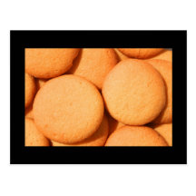 Postal de las galletas de la vainilla