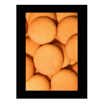 Postal de las galletas de la vainilla