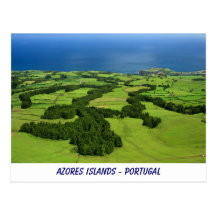 Postal de las islas de Azores