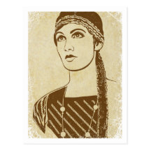 Postal de los años 20 del rugido del ~ de "Lillian