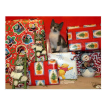 Postal de los deseos del navidad de Bob