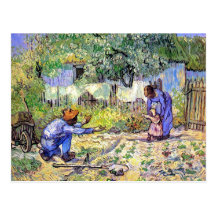 Postal de los primeros pasos de Van Gogh