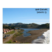 Postal de los promontorios de Marin