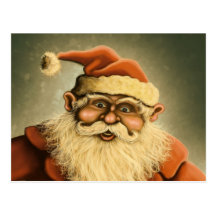 postal de los regalos de santa