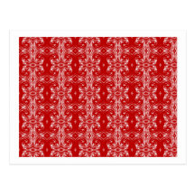 Postal de los remolinos del rojo y del blanco