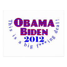 Postal de Obama Biden 2012 BFD